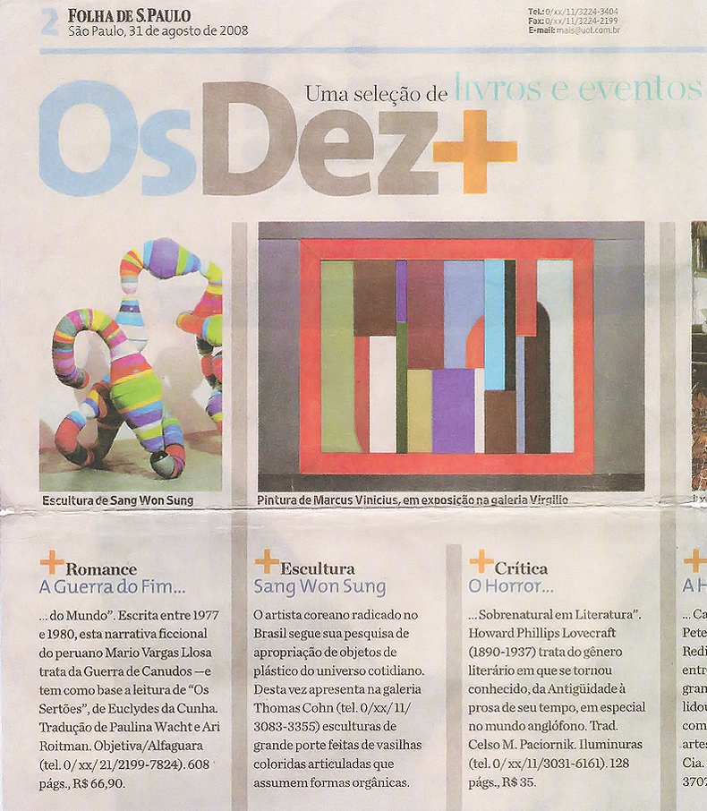 Os Dez +, Jornal Folha de SP