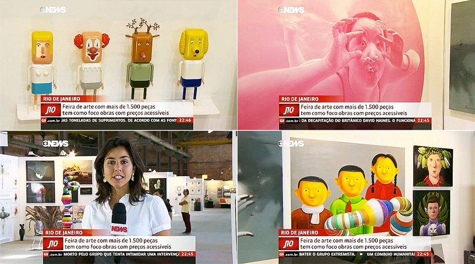 Jornal GloboNews - Feira Artigo Rio